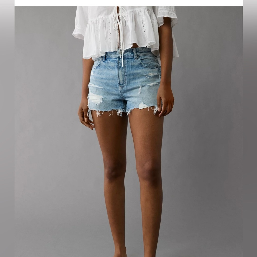 Women's Blue Denim Shorts